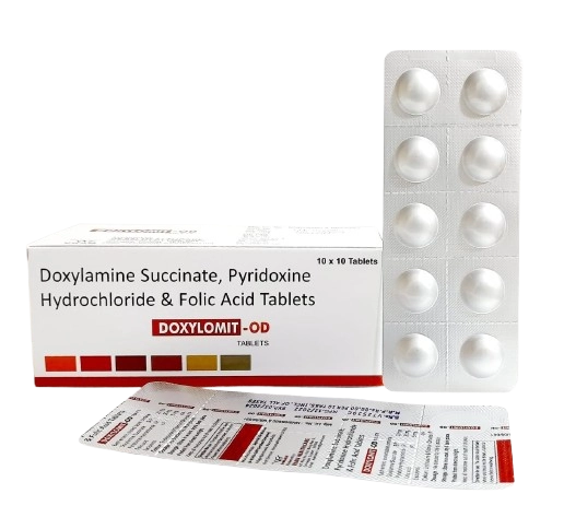 Doxylamine+Vitamin B6 (Pyridoxine)+Folic Acid 20mg