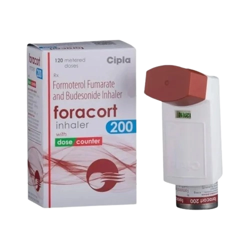 FORAcort Inhaler 200 - Formoterol (6mcg) + Budesonide (200mcg)