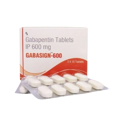 Gabasign 600 mg Tablet (Gabapentin 600 mg)
