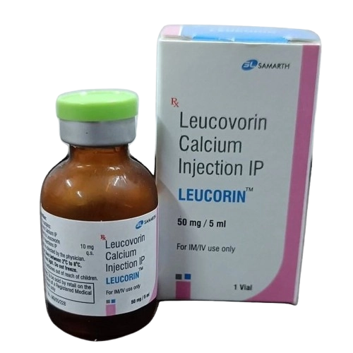 Leucovorin Injection - Calcium Leucovorin (50mg) - 5ml in 1 vial