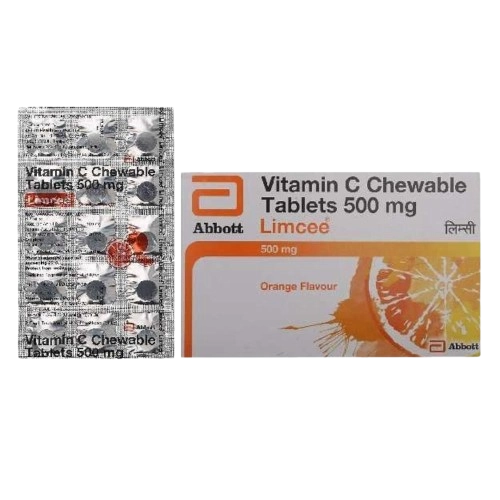 Limcee Vitamin C Chewable Tablets – 1 strip of 15 tablets