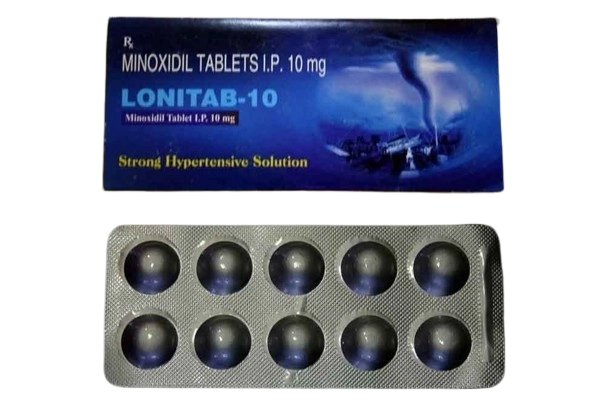 Lonitab 10 Tablet (Minoxidil 10 mg)