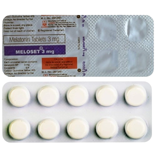 Meloset 3mg Tablets (Melatonin) – per pill