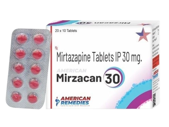 Mirzacan 30mg Tablet (Mirtazapine 30mg)