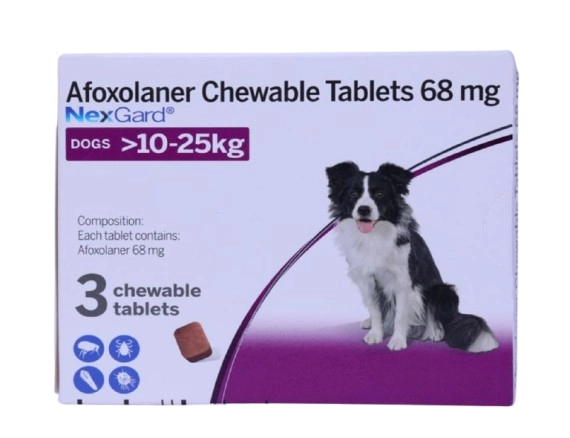 Nexgard L Tablet (Afoxolaner) for Dogs 10–25 kg
