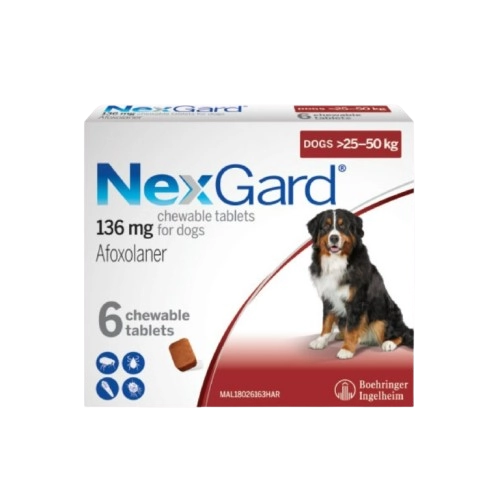 Nexgard XL Tablet (Afoxolaner) for Dogs 25–50 kg