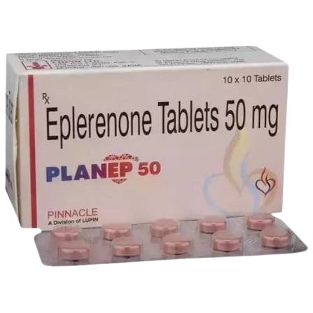Planep 50 Tablet (Eplerenone 50 mg) – 15 Tablets