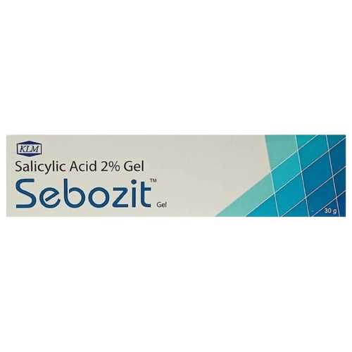 Sebozit Gel (Salicylic Acid 2% w/w) – 30.0 gm tube