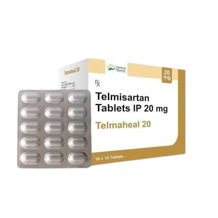 Telmisartan 20 mg Tablet (Telmaheal 20 mg)