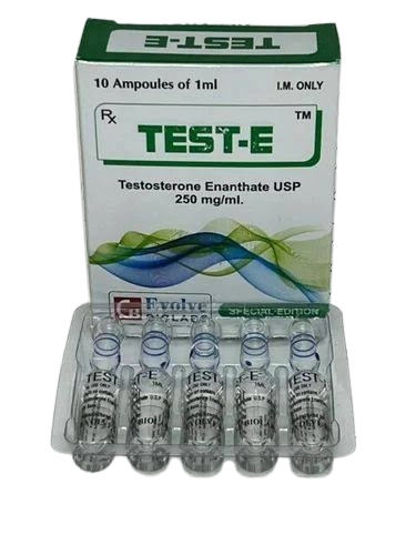 Test E 250 mg Injection (Testosterone Enanthate) – 1 ml Vial