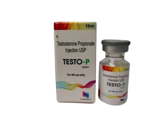 Testo-P 100 mg Injection (Testosterone Propionate) – 10 ml Vial