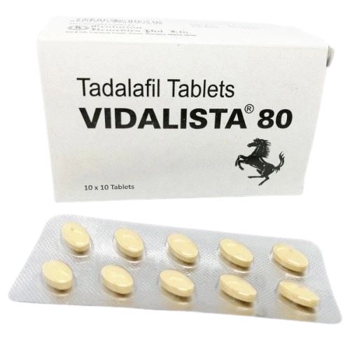 Vidalista 80 mg Tablet (Tadalafil)