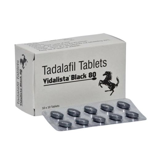 Vidalista Black 80 mg Tablet (Tadalafil)