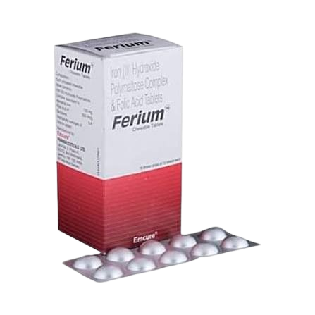 Ferium Tablet (Iron 100 mg + Folic Acid 350 mcg)