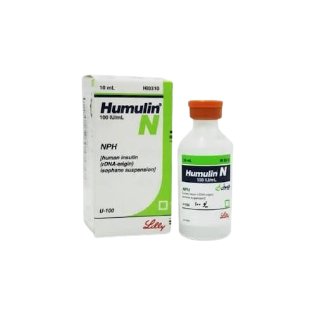 Huminsulin N 100 IU/ml Injection (Isophane / NPH Insulin) – 10 ml Vial