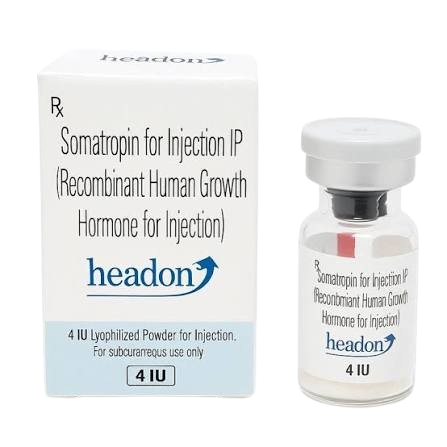 Headon 4 IU Injection (Somatropin / Recombinant Human Growth Hormone) – 1 Vial
