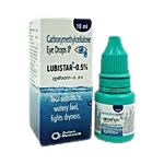 Lubistar 0.5% Eye Drops (Carboxymethylcellulose 0.5% + Oxychloro Complex 0.005%) – 10 ml Bottle
