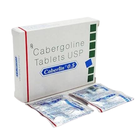 Caberlin 0.5 mg Tablet (Cabergoline 0.5 mg)