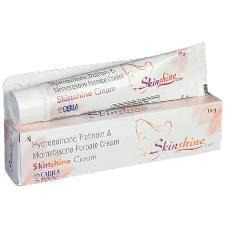 Skinshine Cream (Hydroquinone 2% + Mometasone 0.1% + Tretinoin 0.025%) – 30 g Tube
