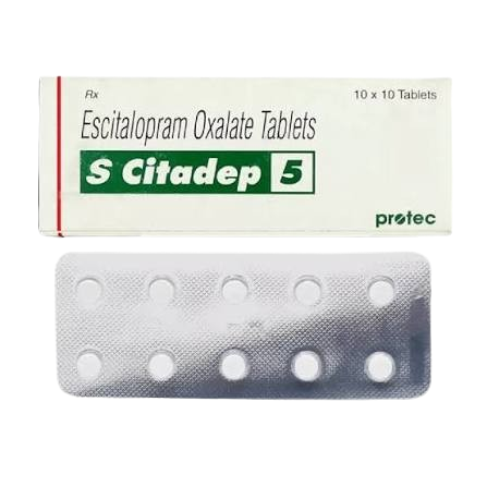 S-Citapad 5 mg Tablet (Escitalopram 5 mg)