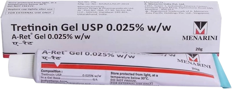 A-Ret 0.025% Gel 20 g (Tretinoin 0.025% w/w)