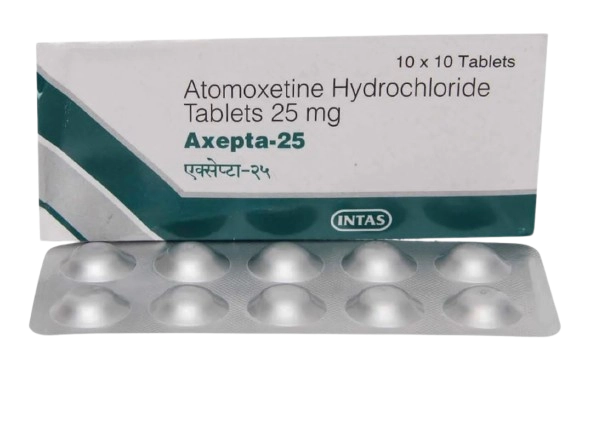 Axepta 25mg Tablet - Atomoxetine (25mg)