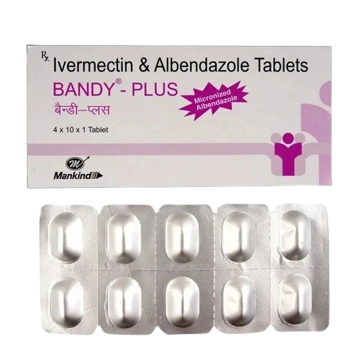 Bandy Plus 406mg (Ivermectin 6mg + Albendazole 400mg)
