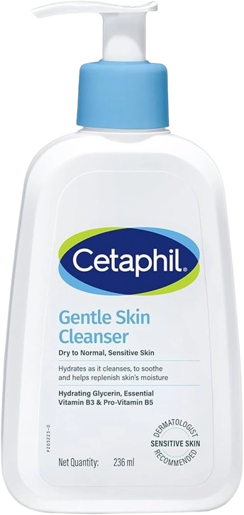 Cetaphil Gentle Skin Cleanser | For Dry to Normal, Sensitive Skin -
(236ml)