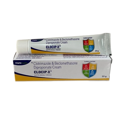 Clocip-B Cream – Beclometasone (0.025% w/w) + Clotrimazole (1%
w/w)