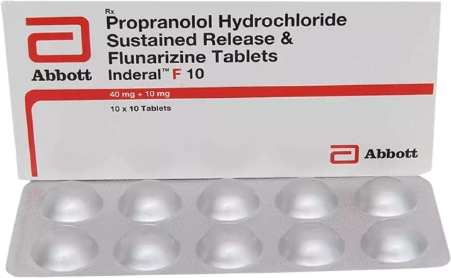 Inderal 10mg Tab (Propranolol HCl 10mg)