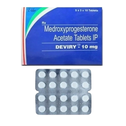 MEDROXYPROGESTERONE 10MG DEVIRY 10MG TAB
(Progestin)