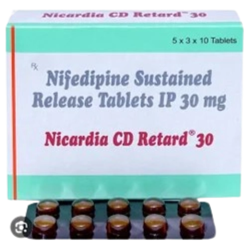 Nifedipine 30mg (Nicardia CD Retard)