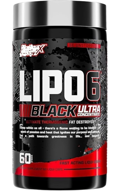 Nutrex Research Lipo 6 Black Ultra Concentrate for Fat Metabolism |
Liquid Capsule