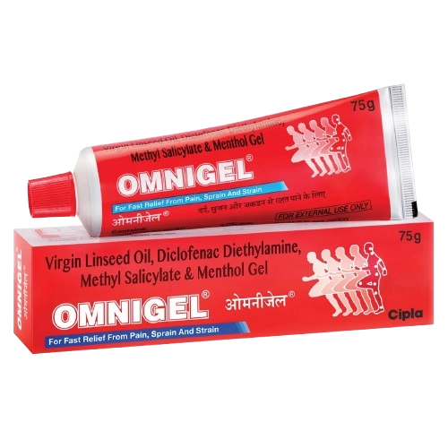 OMNIGEL 75G (VIRGIN LINSEED OIL 3.0%+DICLOFENAC
DIETHYLA)