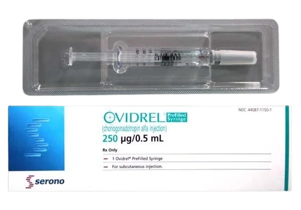 Ovidrel 250mcg Injection (Human chorionic gonadotropin (hCG)
(250mcg))