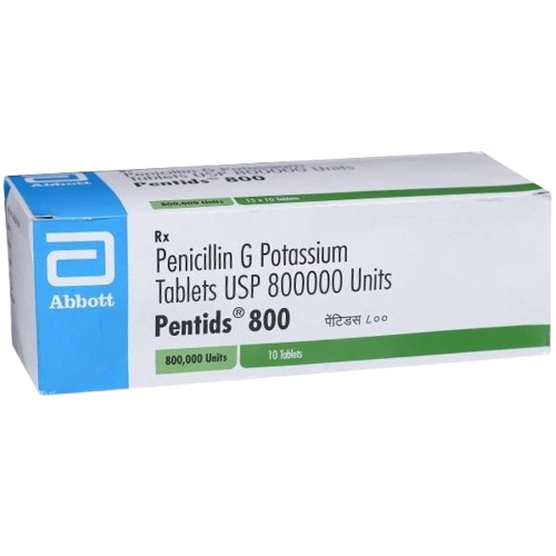 Pentids 800 mg Tablet (Penicillin G Potassium 800,000 units)