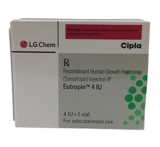 SOMATROPIN 4IU - EUTROPIN AQ 4IU INJ