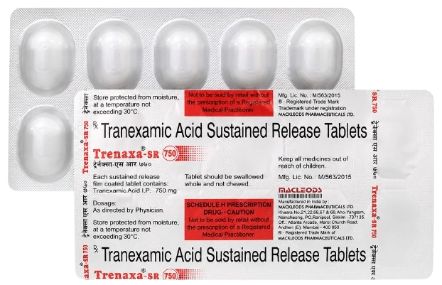Trenaxa 750mg SR Tablet (Tranexamic Acid 750mg)