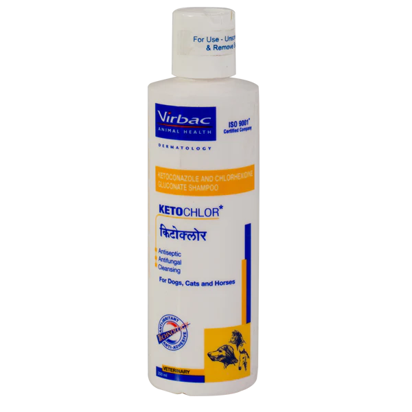 Virbac Ketochlor Shampoo Antifungal & Antiseptic for Dogs and Cats
(200ml)